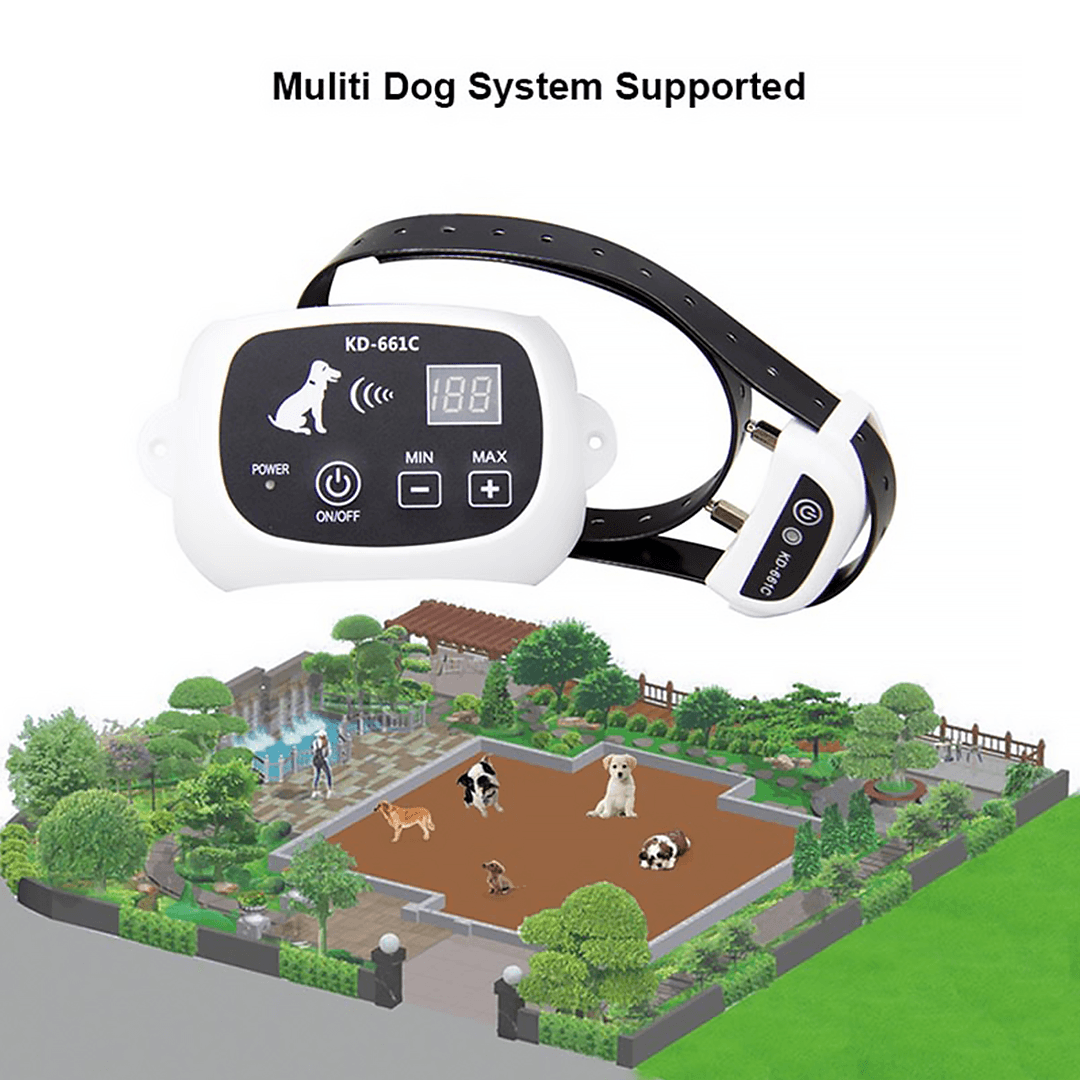 Contain 1,2, or 3 dogs with our best wireless dog fence