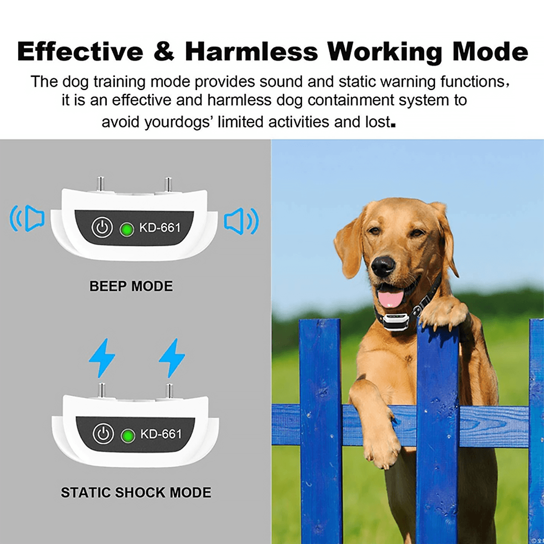 3 static vibration training modes and one tone-only beep mode