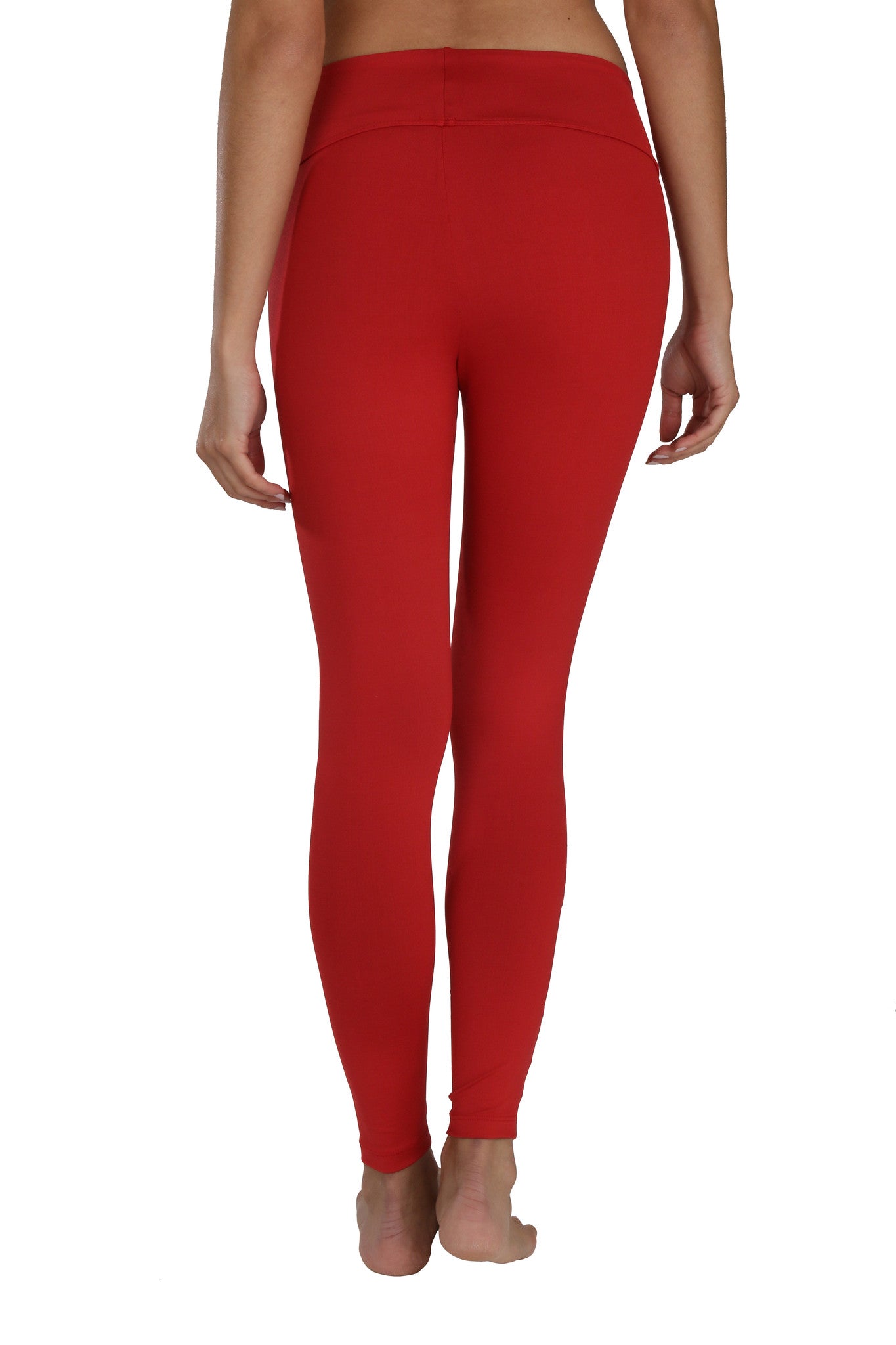 Moto Mesh Legging - Red | Sadhana Clothing