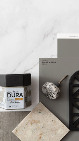 Bring the Drama with Stone Mason, Our August Color of the Month | charcoal paint color