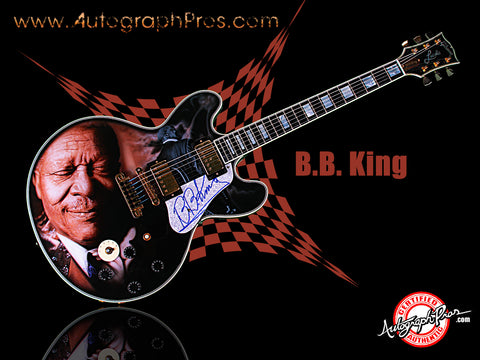 B.B. King Autographed Gibson Lucille Guitar