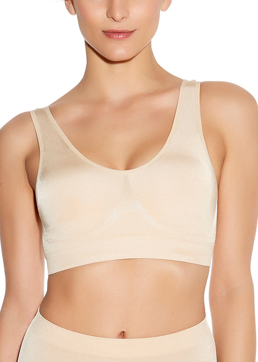 Buy Wacoal Nude Coloured B Smooth Padded Sports Bra 835275 - Bra