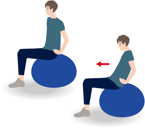 デスクワークの運動不足解消 椅子代わりにバランスボールに座る効果 Fungoal