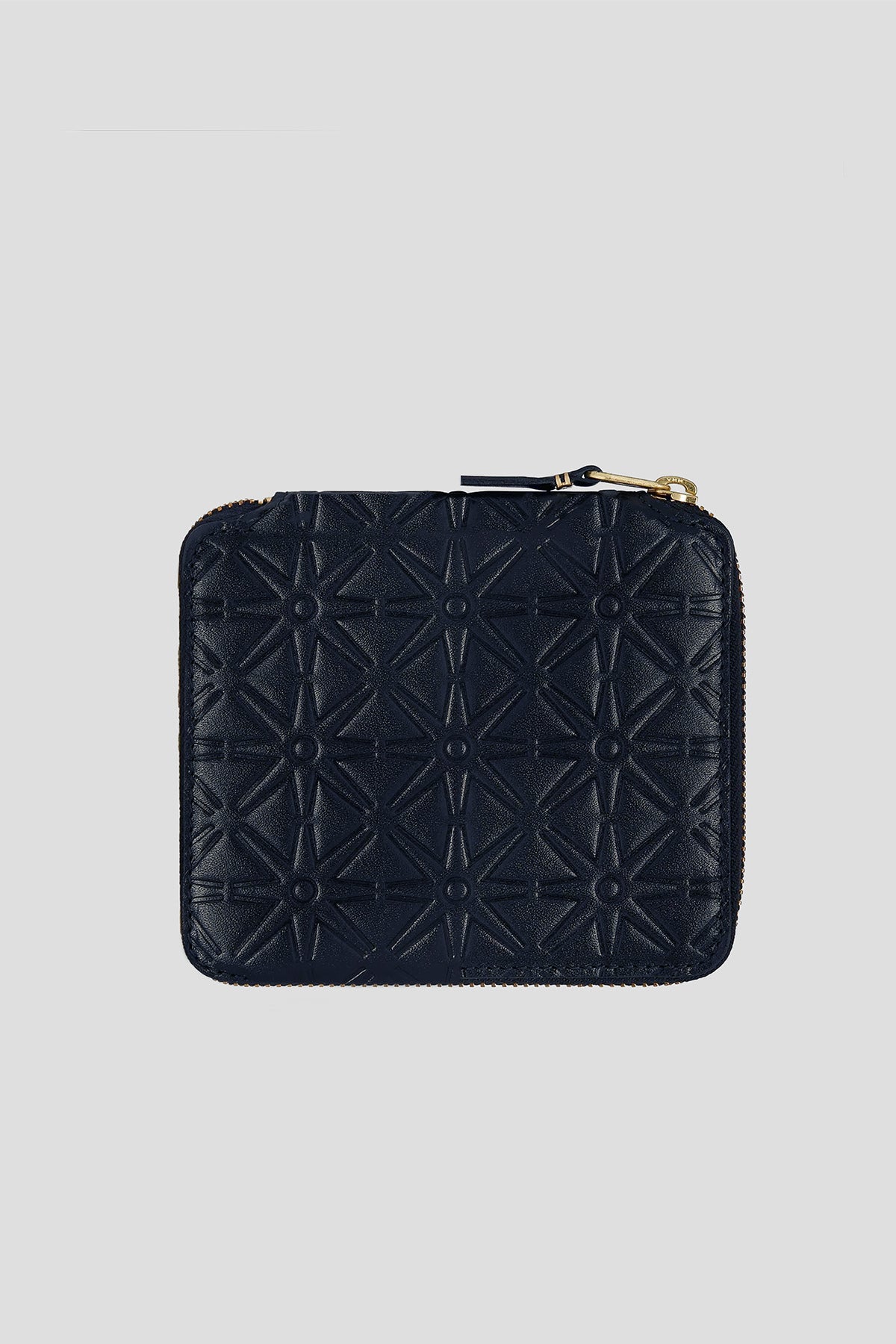 Navy Embossed LV Wallet