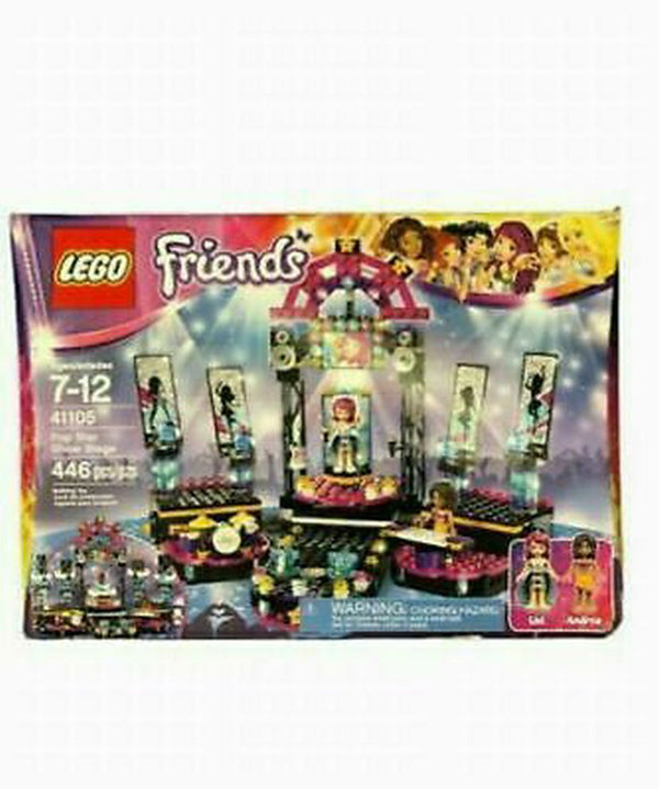 udvande asiatisk Grape Lego Friends Pop Star Show Stage #41105 446pc BRAND NEW!