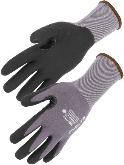 Gants de travail renforcée en nitrile t.8 Gants de travail - AGZ000523810