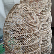 Cosmia Boho Stlye Handmade Rattan Pendant Light, 5 Size