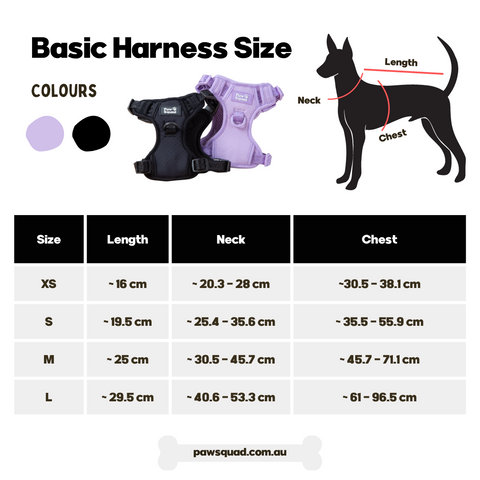 Example Harness Size
