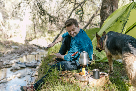 Camping with dog