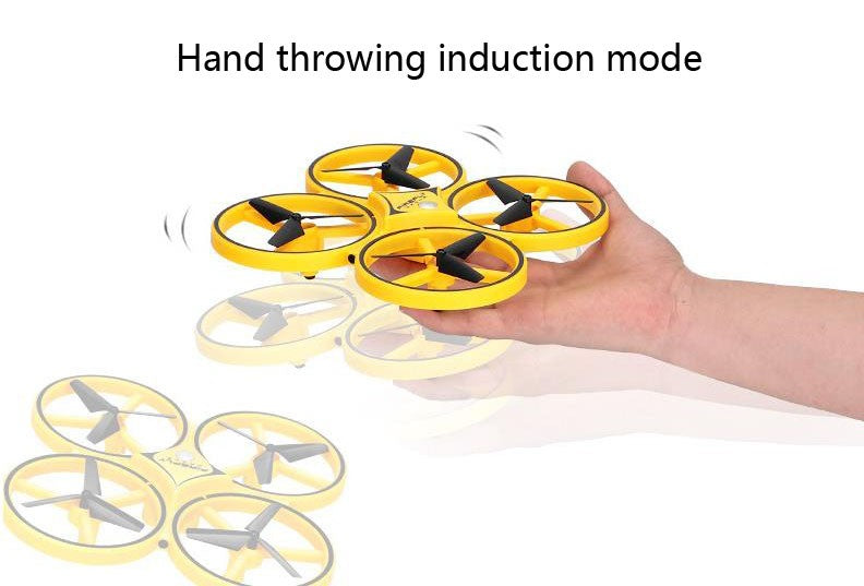 Juguete de tamaño pequeño Mini Quadcopter Flying Gesture Control RC