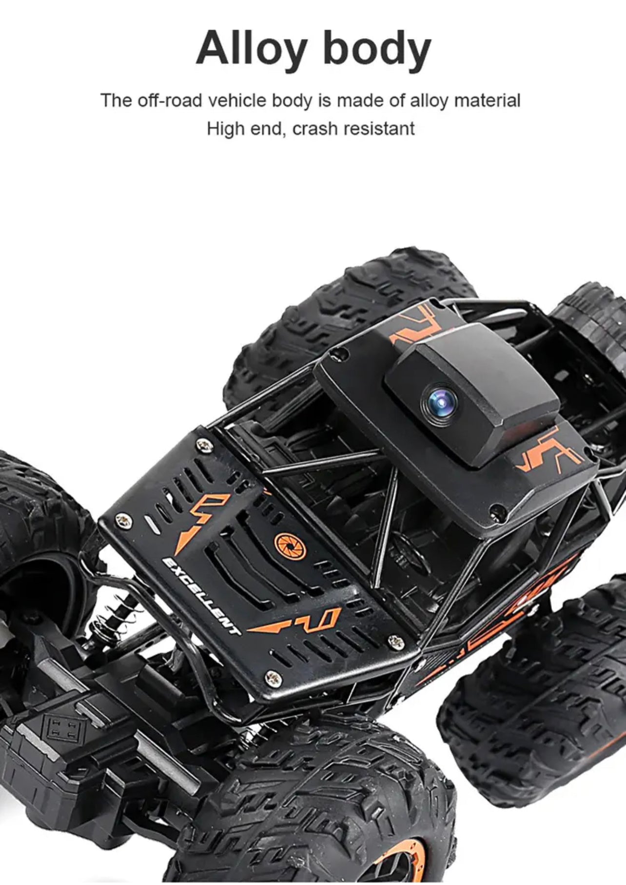 RC Stunt Car Toy Off Road High Speed Wi-Fi with HD Camera