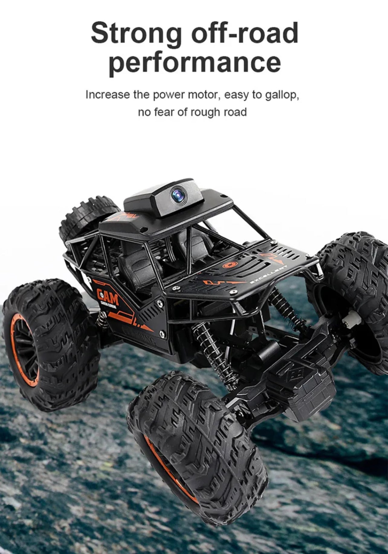 RC Stunt Car Toy Off Road High Speed Wi-Fi with HD Camera