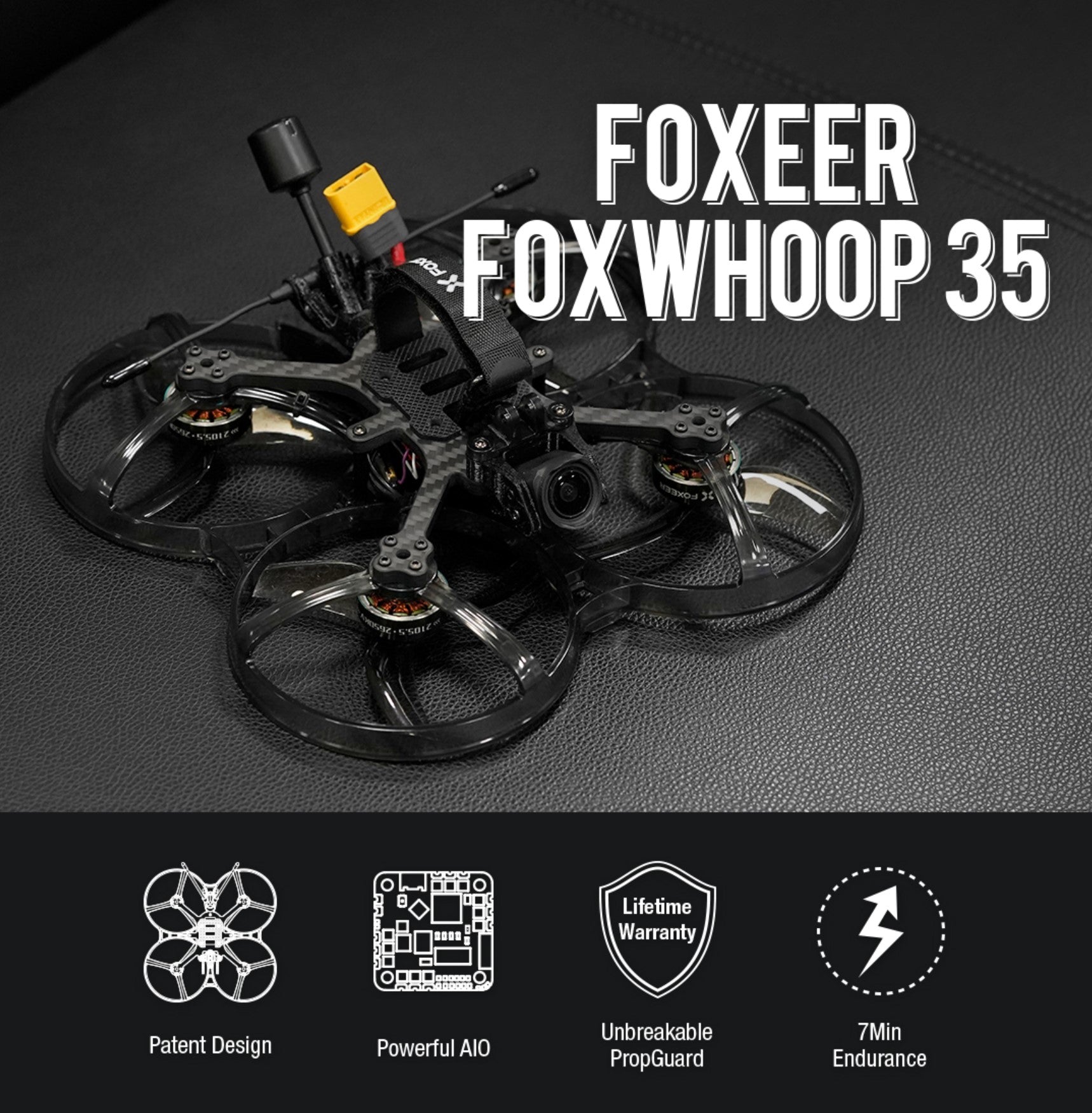 Foxeer Foxwhoop 35 Unbreakable RTF FPV Racing Drone