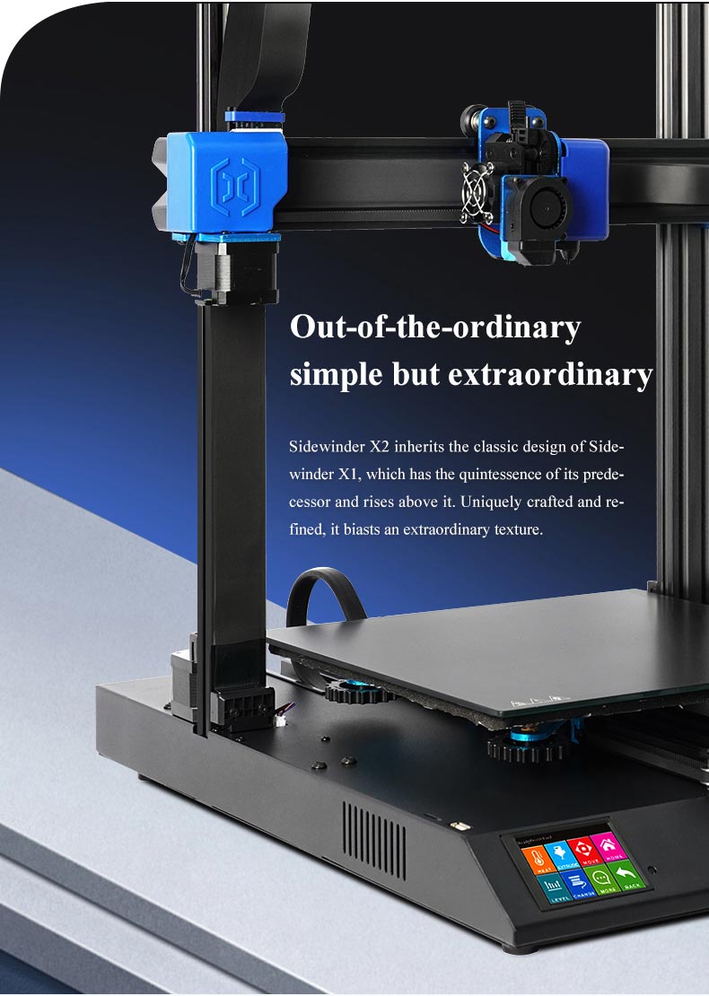 Arillery 3D Sidewinder X2 Upgraded ABL Auto Calibration 3D Printer