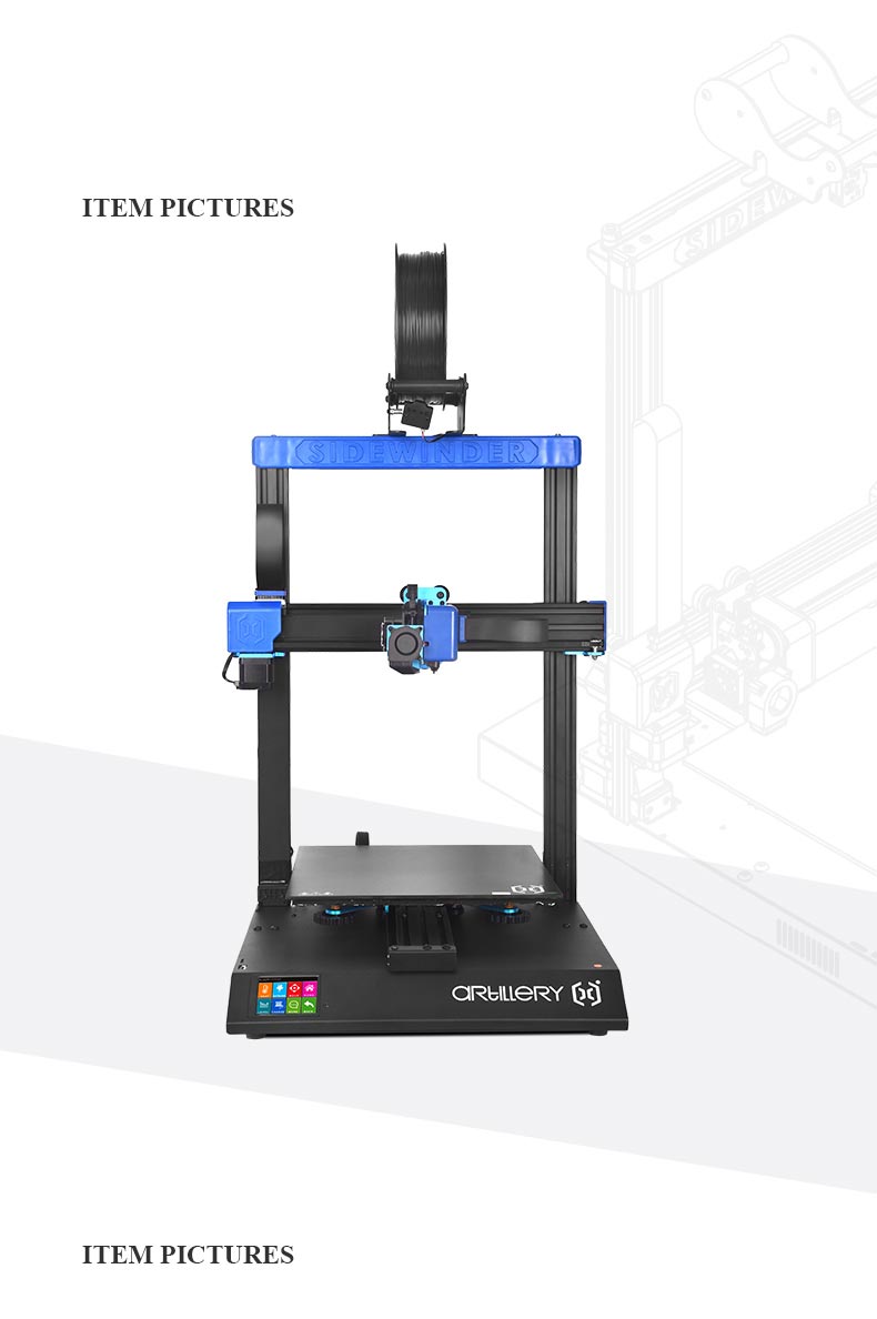 Arillery 3D Sidewinder X2 Upgraded ABL Auto Calibration 3D Printer