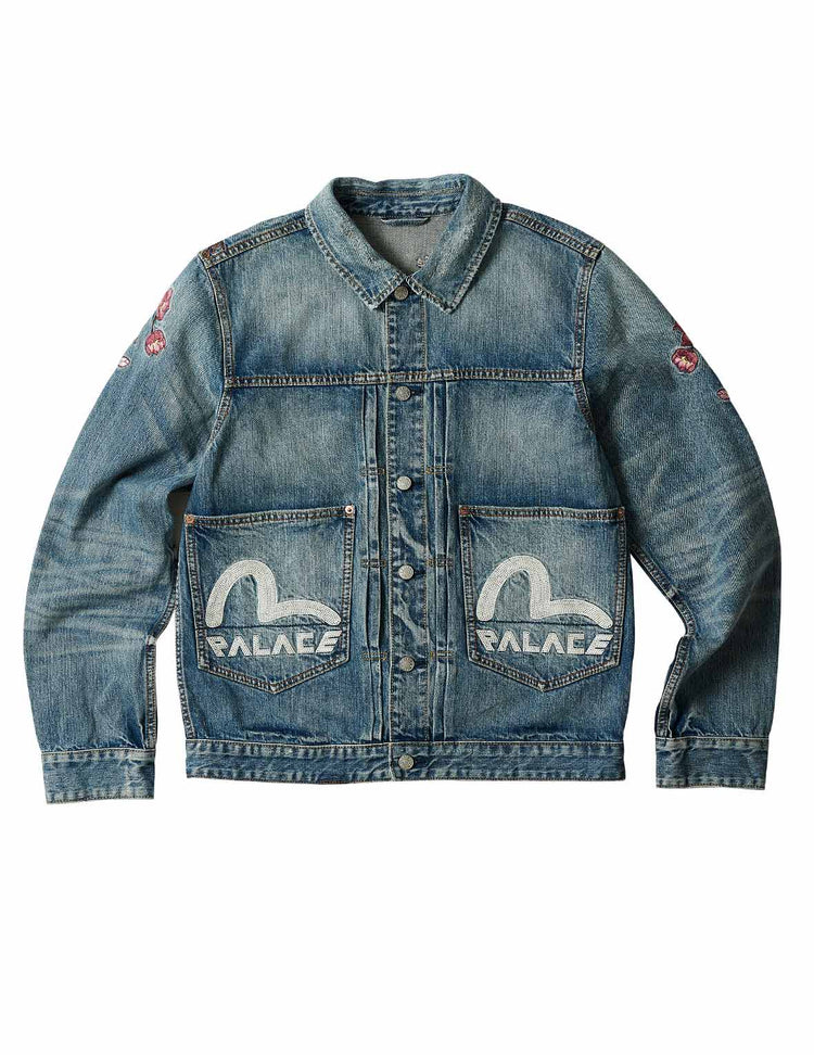 Palace Evisu Denim Jacket,XL. | angeloawards.com