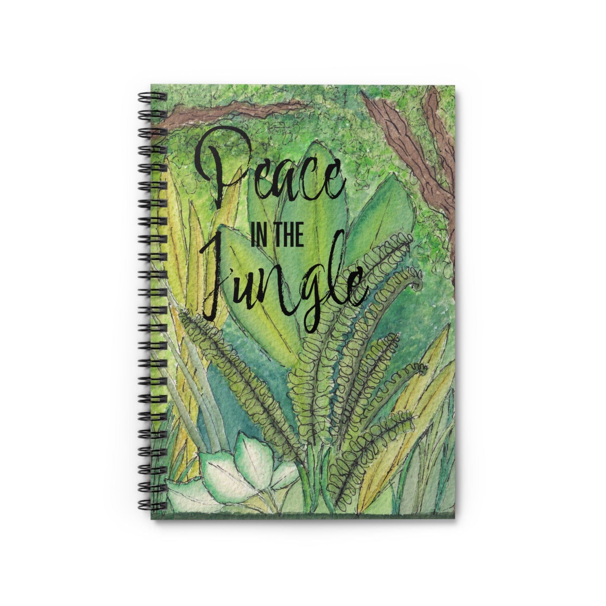 Jungle Themed Spiral Notebook Style 2