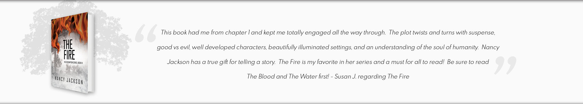 review for the novel The Fire by Nancy Jackson