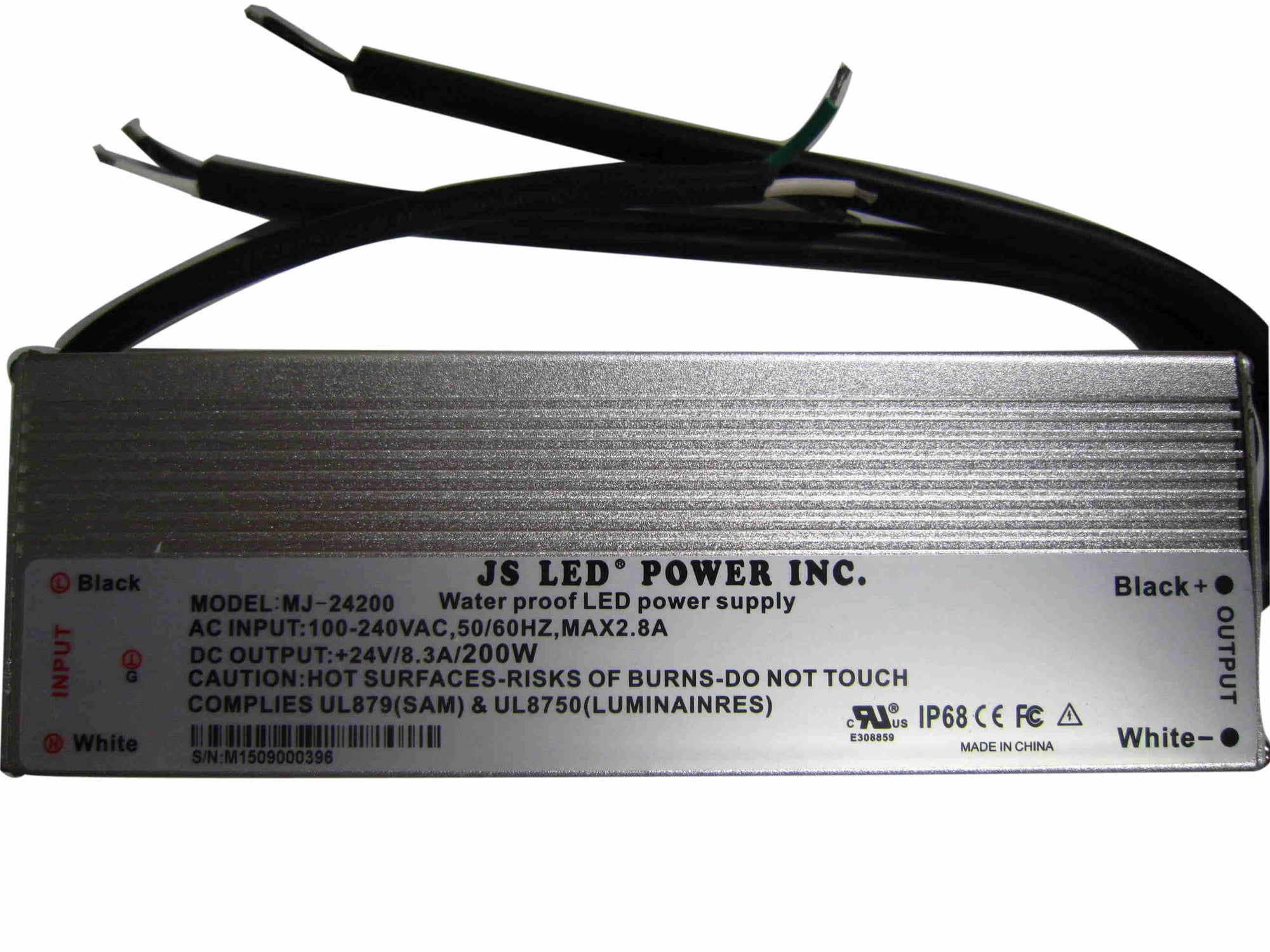 60 Watt 12 VDC LED DRIVER,Power Supply, MJ-60-5000, IP-68 Outdoor