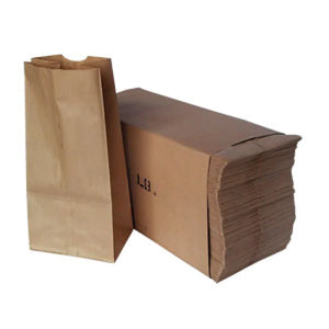 Brown Paper Bag  500 ct Bundle #420 (8" x 5.3" x 13.3") - Case - 500 Units - Concentric Health Alliance