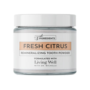 Just Ingredients Tooth Powder - Sweet Citrus - Wild & Well: A Wellness Emporium