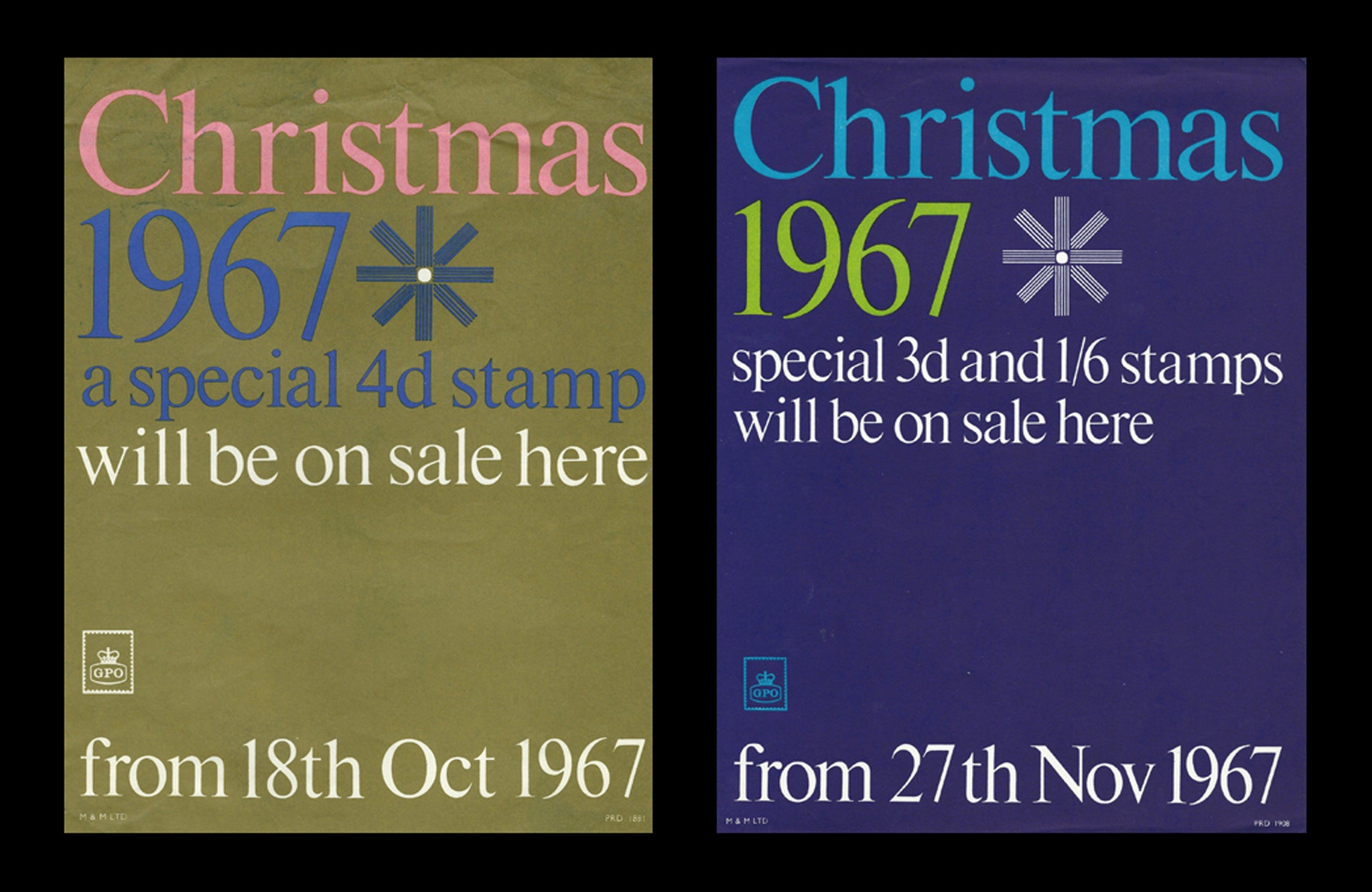 Great Britain 1967 Christmas posters