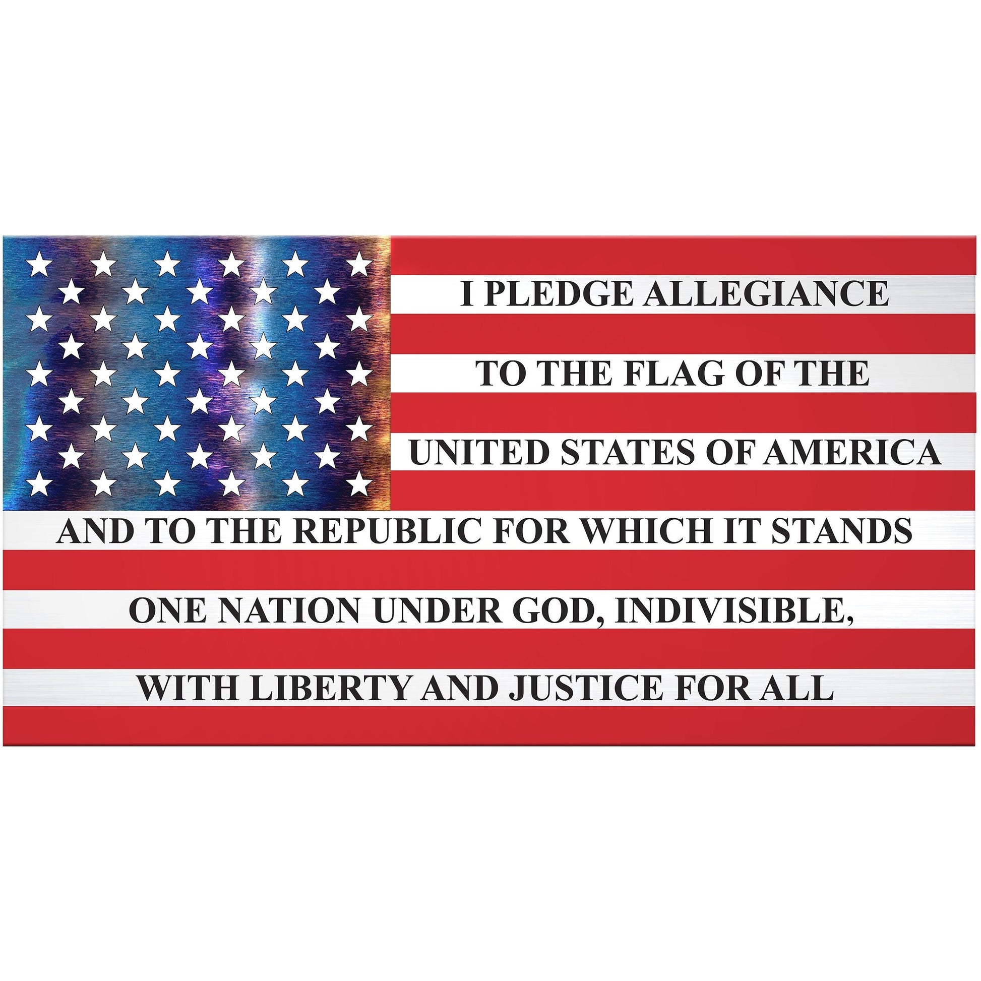 Pledge of Allegiance Flag - UV Printed – NMA Wholesale®