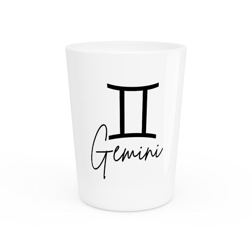 gemini shot glass