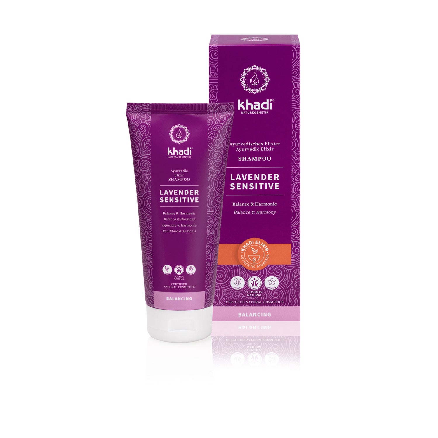 Khadi | Ayurvedic Elixir Shampoo |  Lavender Sensitive | For Sensitive Scalp And Hair | 200ml