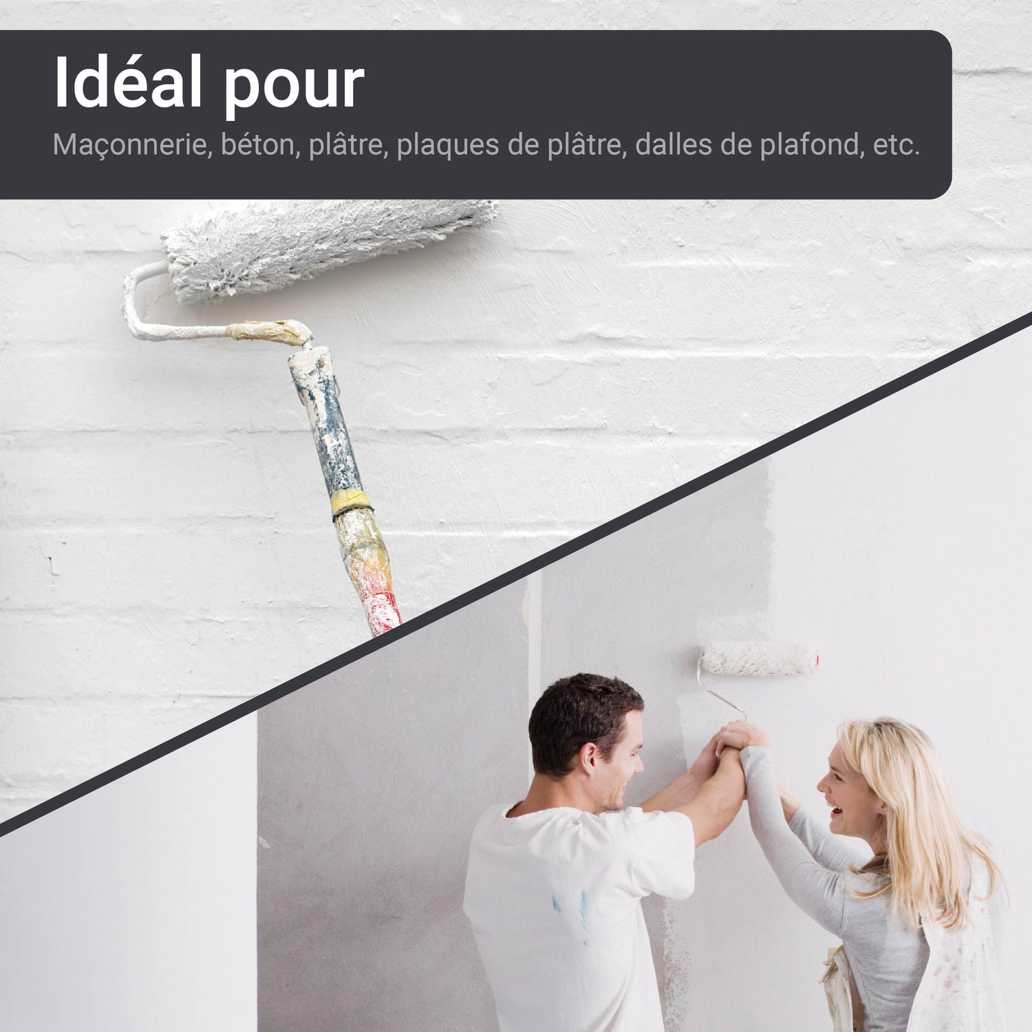 Peinture isolante thermique intérieure pour murs et plafonds - Blanc W529  5-20L