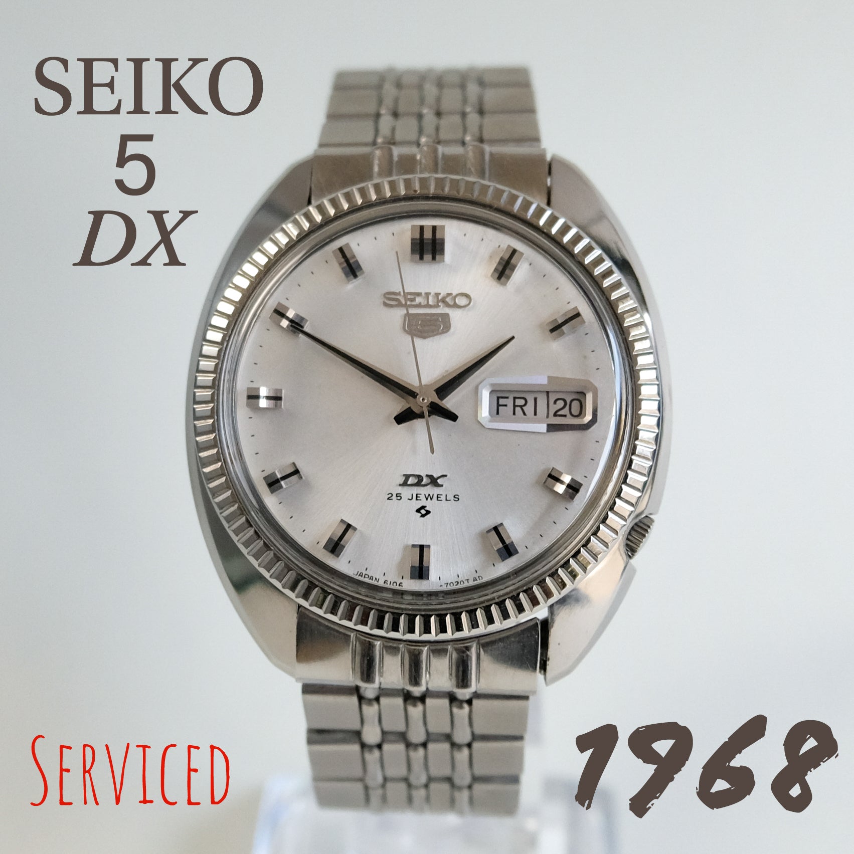 1968 Seiko 5 DX 6106-7040 – TokeiMedic