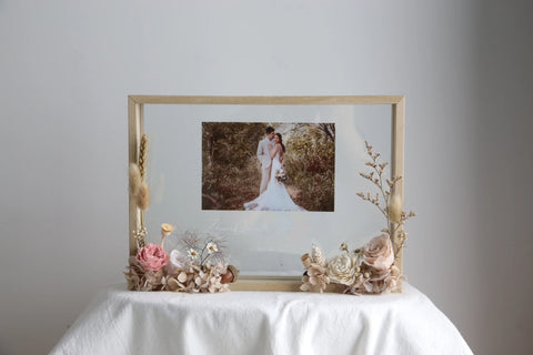 Romance Frame: Personalised Floral Frame