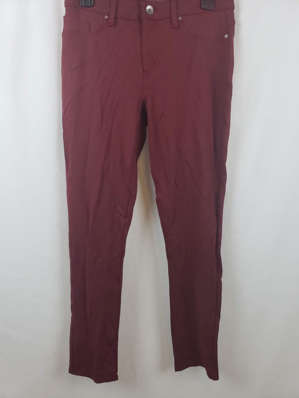 June & Daisy Stretch Treggings Trousers + Leggings Maroon Women's Size  Small New