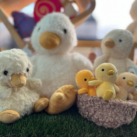 Jellycat ducks and chicks