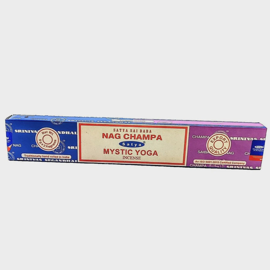 Satya Nag Champa + Fragrant Myrrh Incense Sticks, 16g Combo Pack