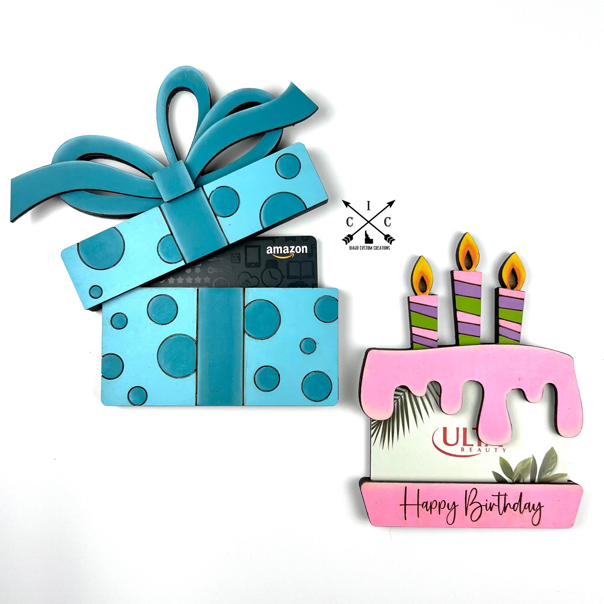 Happy Birthday Gift Card Holder Giftcard Holder From Group Office Scho –  Rainy Lain Designs LLC