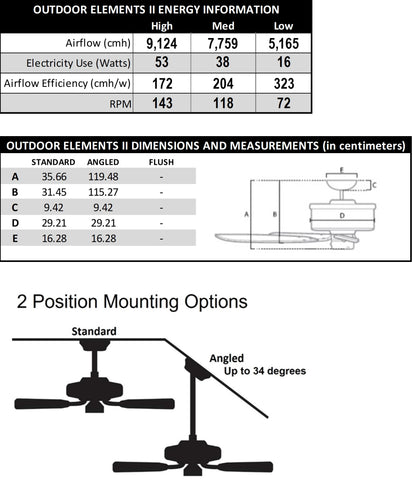 Outdoor Elements II Specifications