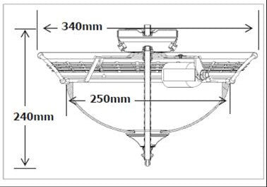 Wicker Bowl Light Kit Specifications