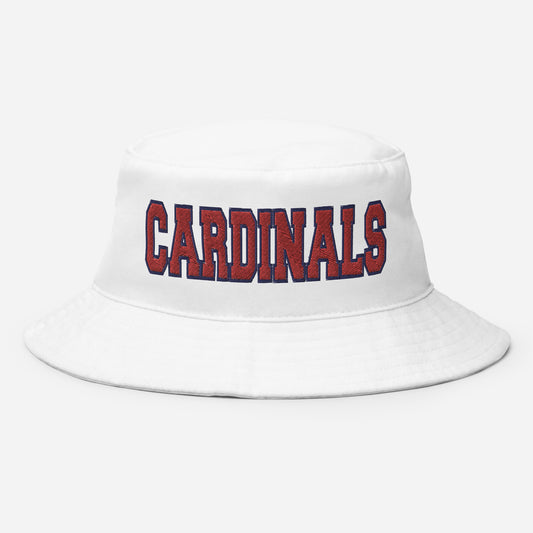Accessories, St Louis Cardinals Bucket Hat W Drawstring Navywhite