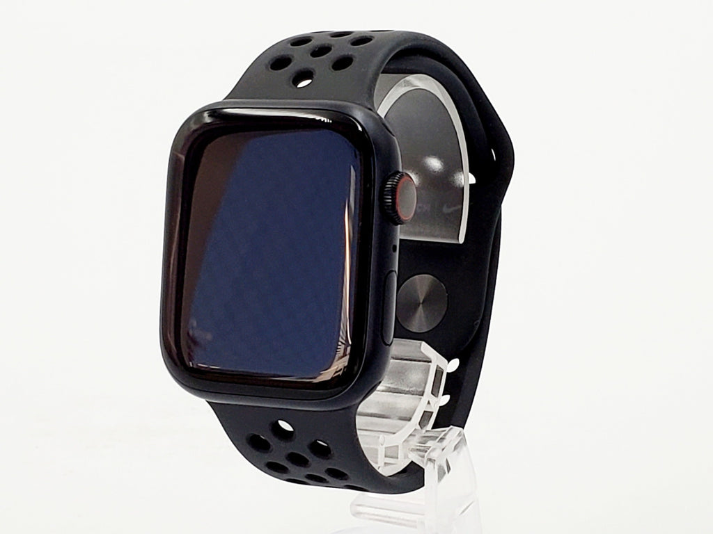 【Bランク】Apple Watch Nike Series 7 GPS+Cellularモデル 45mm MKL53J/A  ミッドナイトアルミニウムケース・アンスラサイト/ブラックNikeスポーツバンド #1106