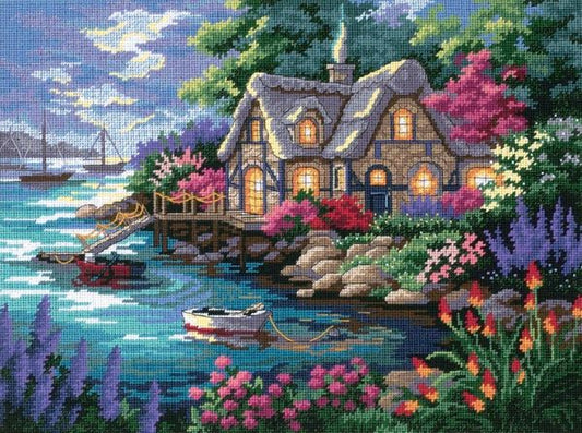 Lakeside Poppies Tapestry Kit - Dimensions Needlepoint – Tapestry Kits UK