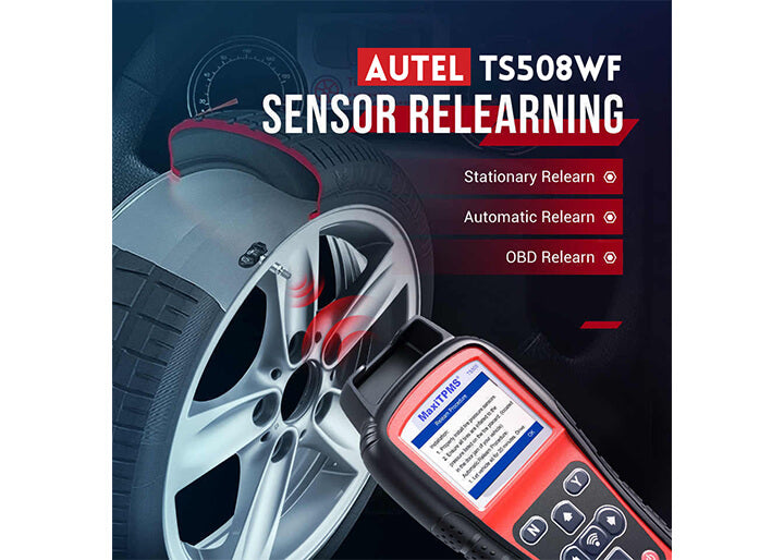 The Autel TPMS Sensor Activation & TPMS Relearn Tool is a device used to activate and relearn tire pressure monitoring system (TPMS) sensors. 