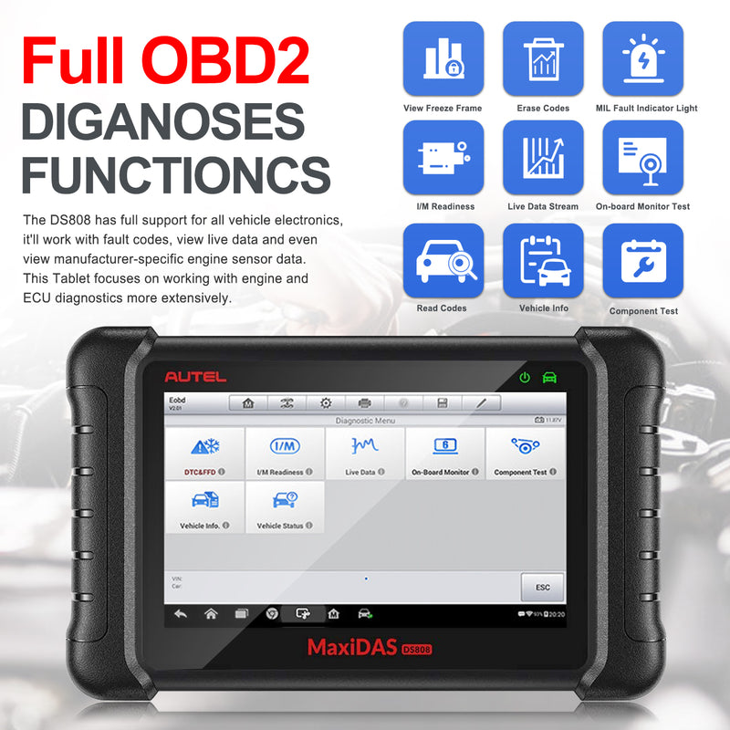 有名な SSマート Yahoo 店送料無料 Autel DS808 MaxiDAS Bi