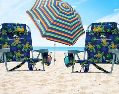 tommy bahama beach chairs and umbrella set