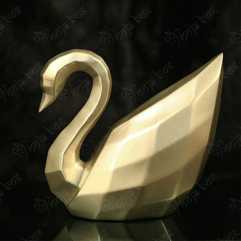 #Pooja Box Geometric Elegant Swan