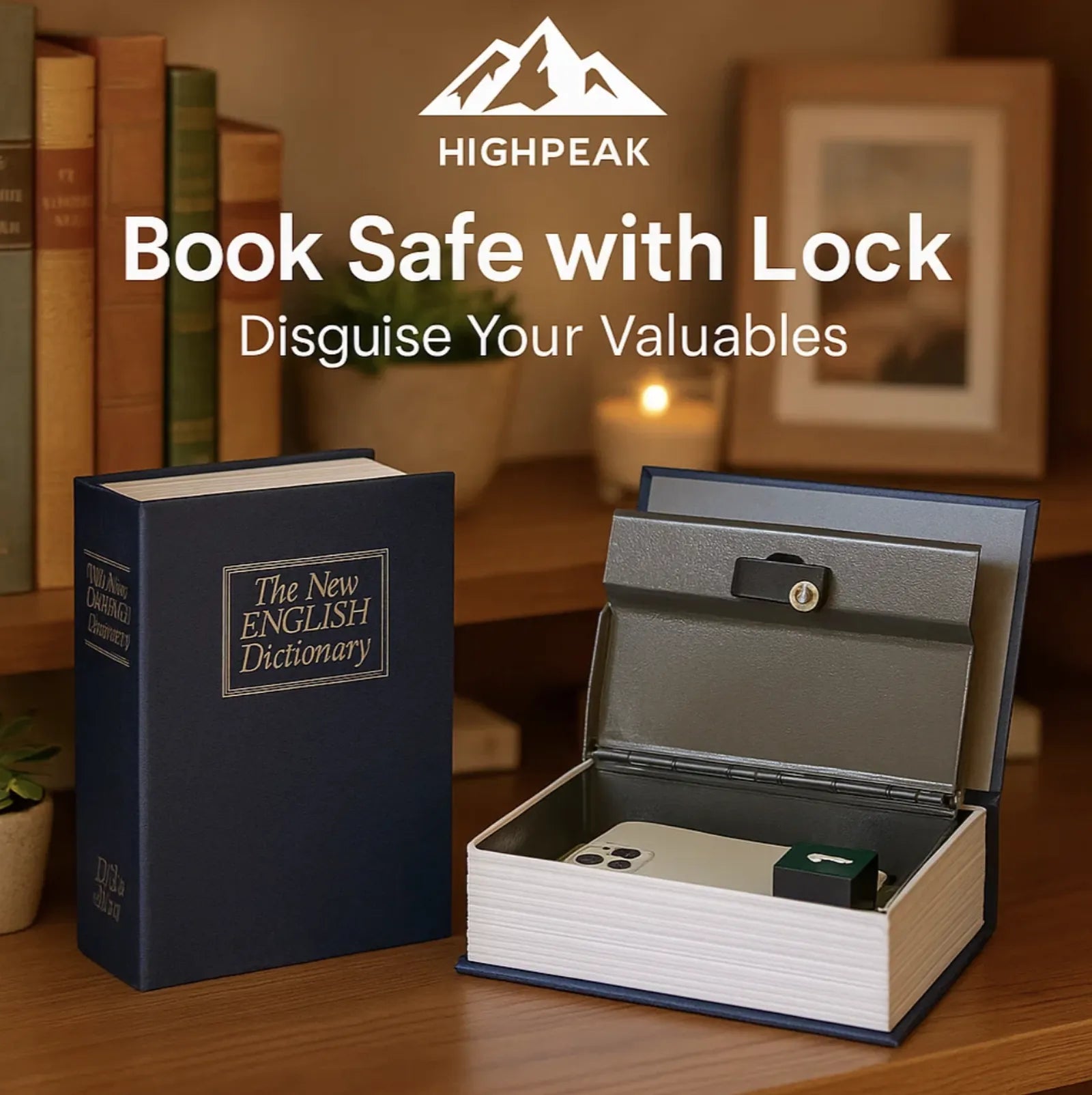 Book Safe with Lock