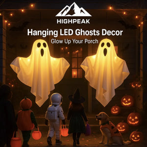 Hanging LED Ghosts Decor - HighPeak