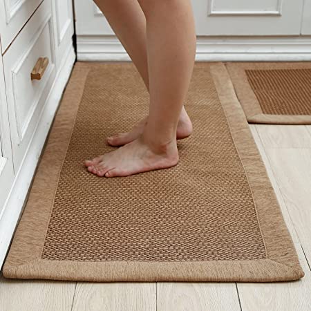 Flippana Farmhouse Non Skid Washable, Non-Slip Backing Kitchen Mat