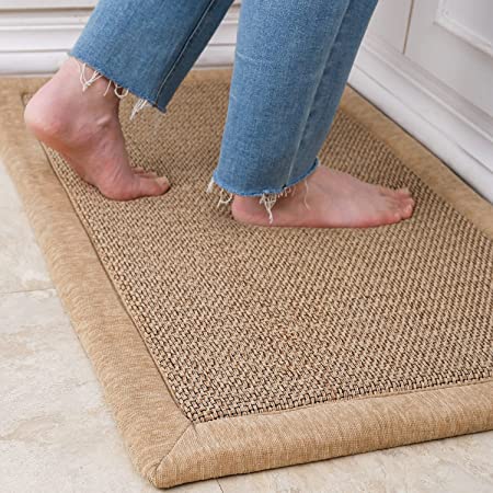 Kitchen Rugs Mat Anti Fatigue Comfort Cushion Floor Mats, Non Slip  Waterproof Kitchen Mats, Suitable for Kitchen, Laundry, Bathroom, Living  Room, 30.3