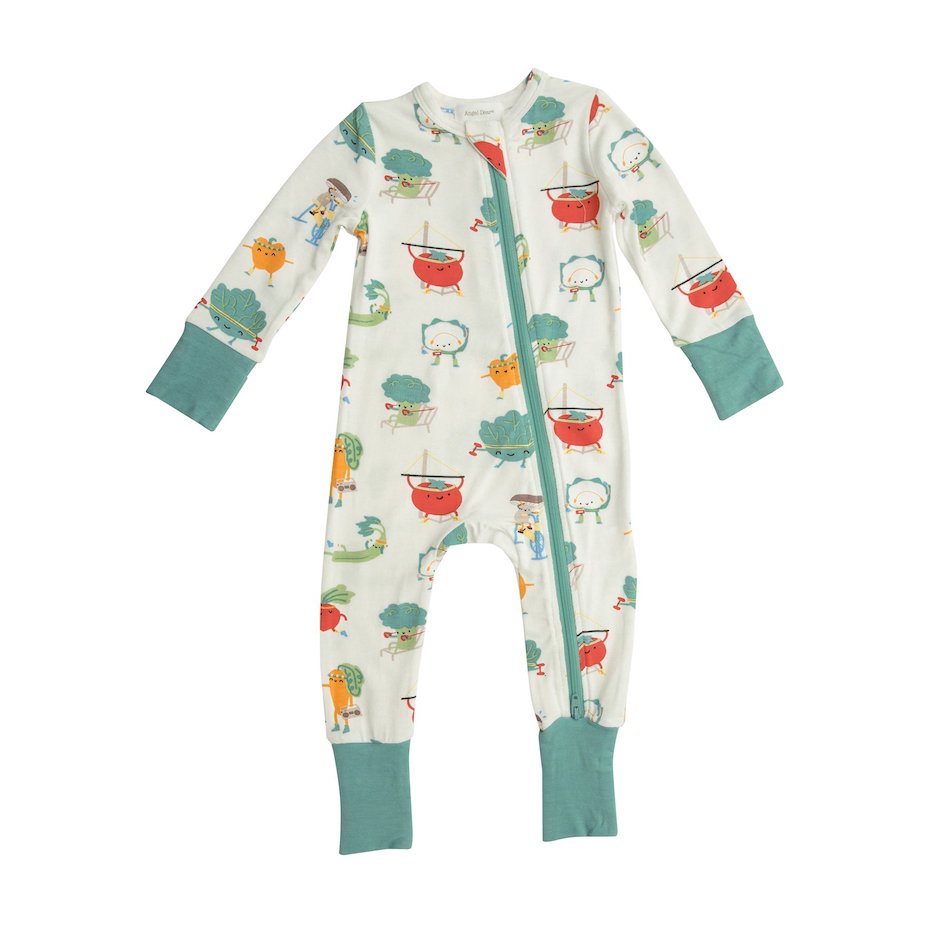 Angel Dear Veggie Aerobics Romper - 6-12 Months